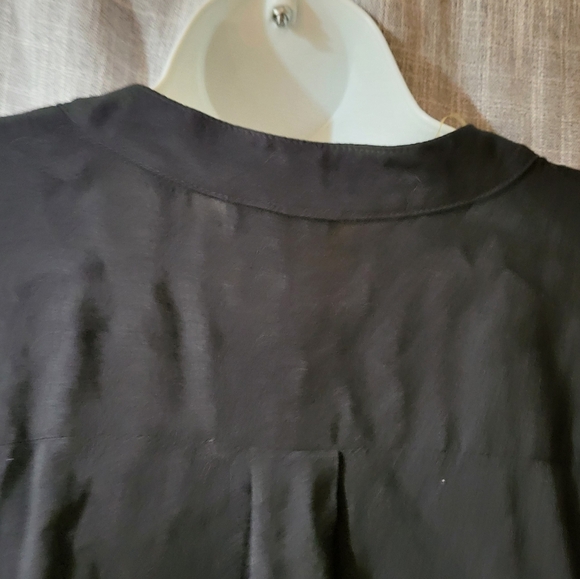 Wrapover blouse with a collar SEDUCTIONS women sz m - Picture 5 of 13